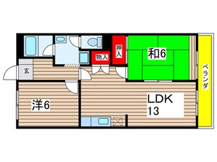 第２山田ビルの物件間取画像